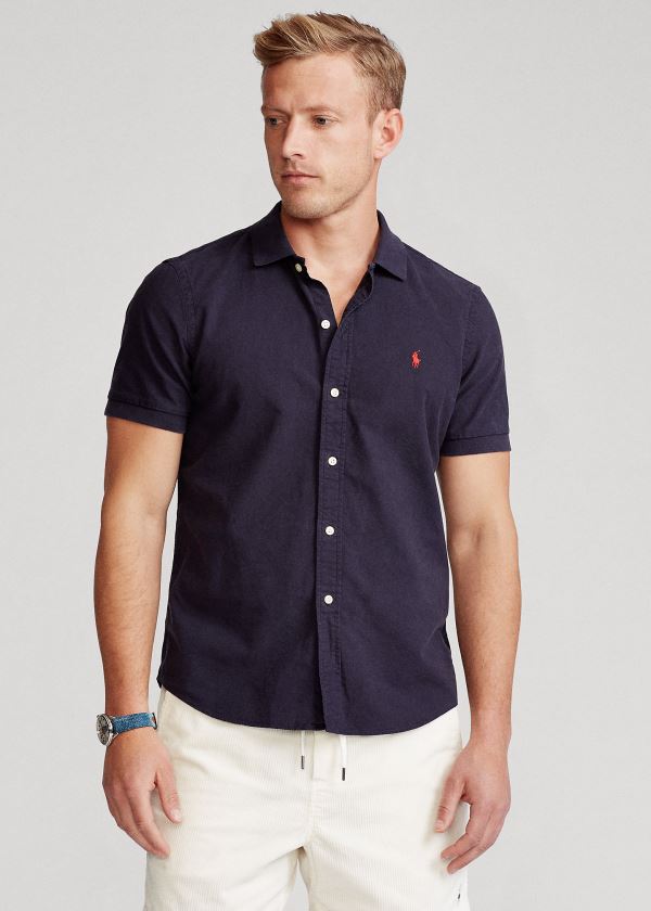 Camisa Polo Ralph Lauren Classic Fit Polo Collar Homem 18049-ELZP